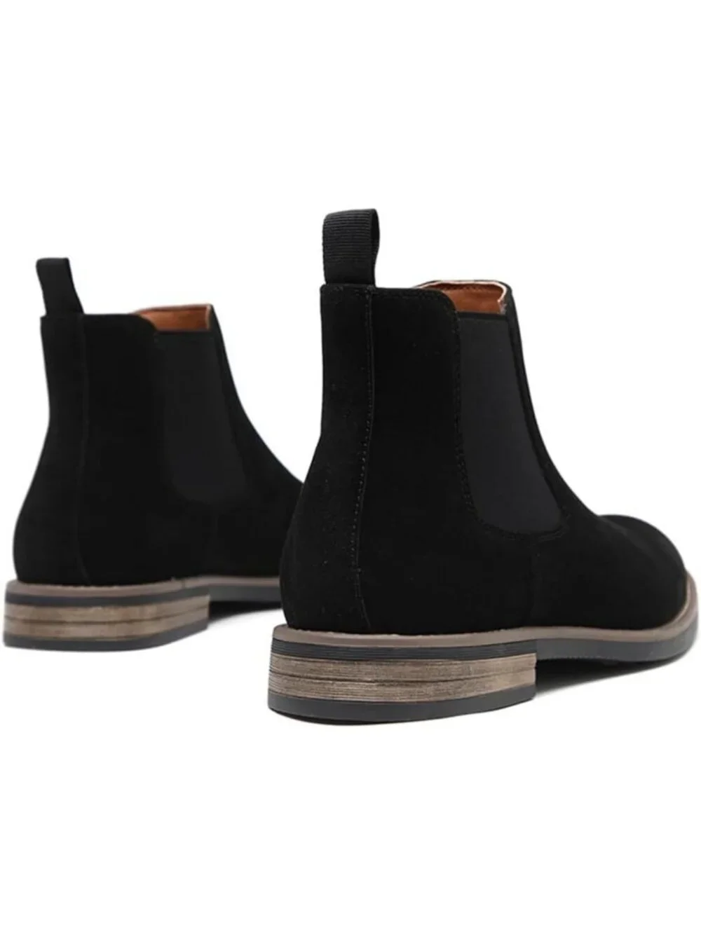 Stylish Men's Suede Chelsea Boots - Casual Slip-On Chukka Ankle Boot for Comfort